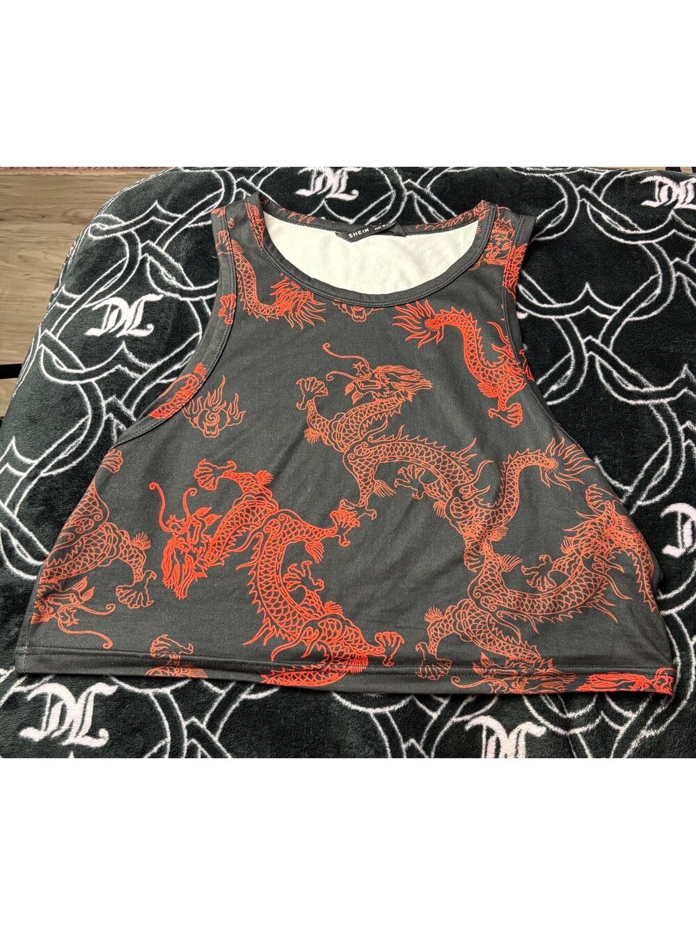 Black and red top